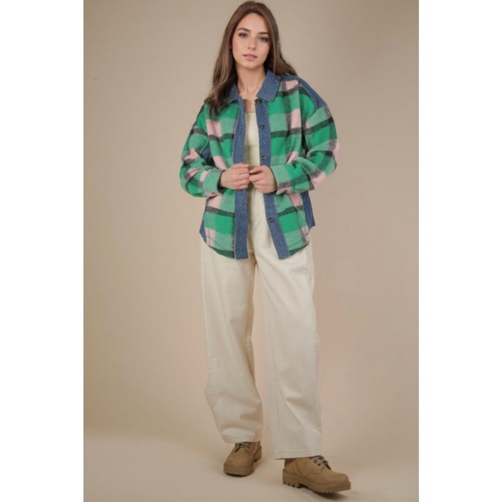 Very J - Button Down Shacket - image 4